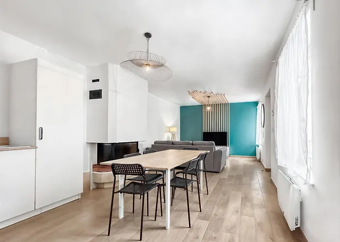 Apartment Jardin Prive Et Deco Moderne A Vichy